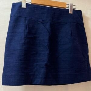 ⚫️ BOGO J. Crew blue mini skirt size 6 zip up enclosure